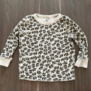 EUC sz 12/18 Peek long sleeve tee